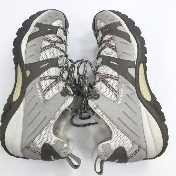 Merrell Siren Sport 2 Elephant Pink Mesh Leather Hiking Athletic Shoe - Picture 4 of 13